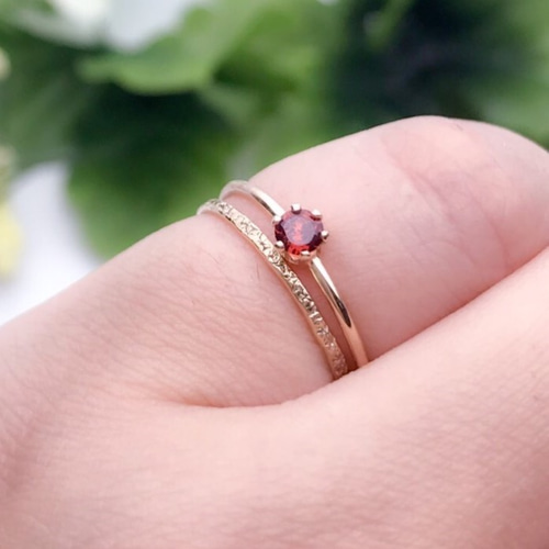 選べる天然石】引っかかりのない覆輪ベゼルリング(3mm石)0.1ct 選べる天然石】引っかかりのない覆輪ベゼルリング(3mm石)0.1ct