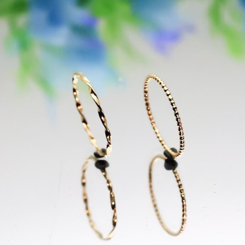 creema限定】【2本セット】14kgf ツイストリング&つぶつぶドット柄