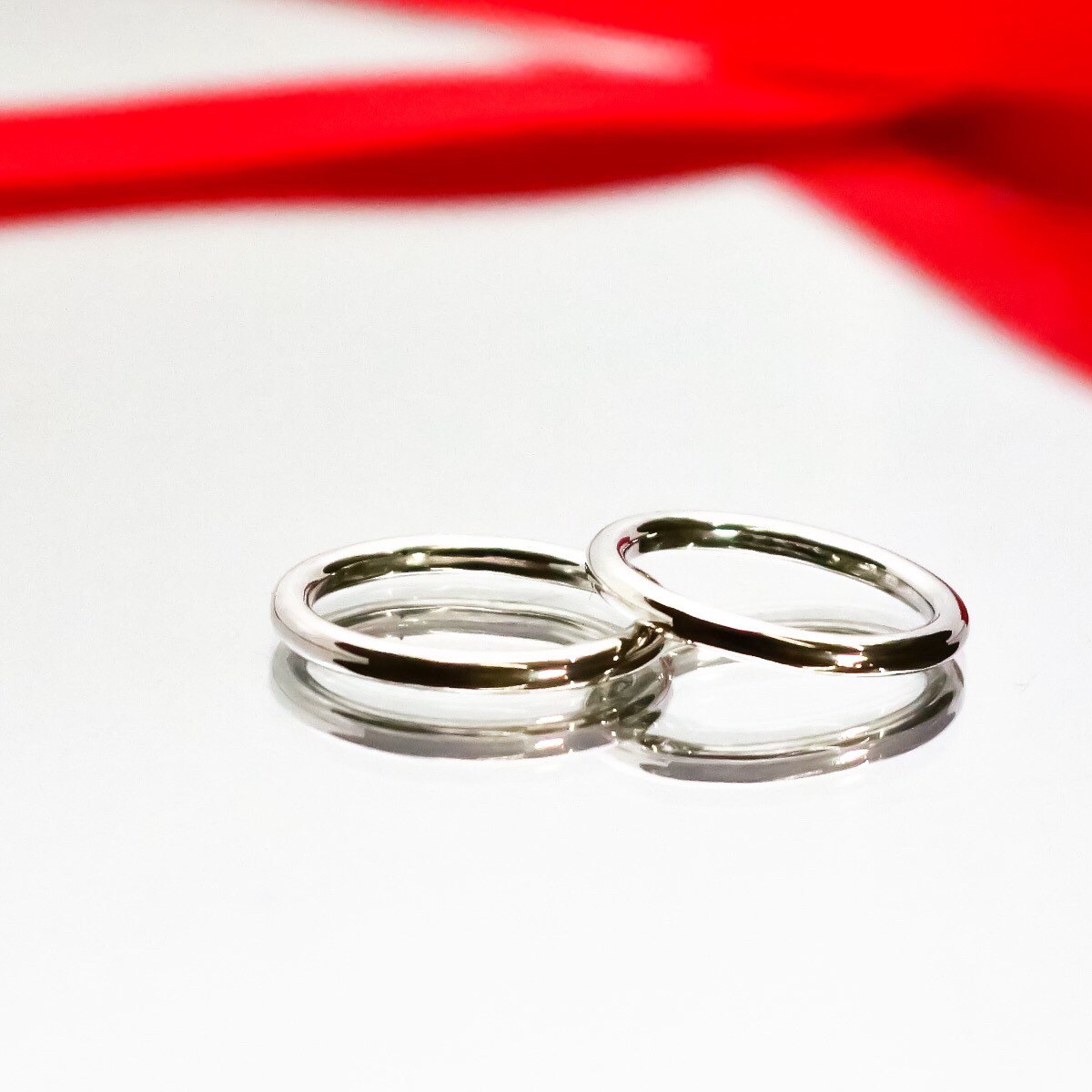 creema限定 2本セット【silver925】2.0mm幅 ストレートリング（仕上げ方・形選べます）＊ペアリング