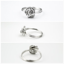 《純情愛》《純愛》silver925/優雅玫瑰玫瑰戒指/克里瑪限定 第6張的照片