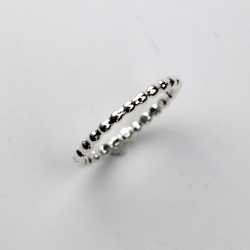silver925】2.0mm幅＊人気！つぶつぶ プレーンリング／重ね付け