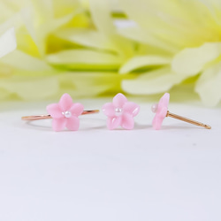 春天的顏色♡柔軟柔軟的“Kyueri戒指”/精緻的花朵花朵戒指精緻的小指戒指♪ 第9張的照片