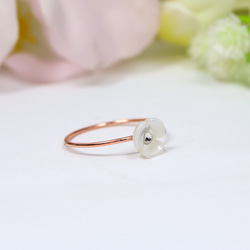 春天的顏色♡柔軟柔軟的“Kyueri戒指”/精緻的花朵花朵戒指精緻的小指戒指♪ 第3張的照片