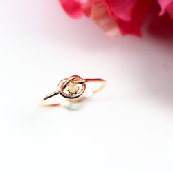 Infinity ♡ Yui Ring * 1.0mm width / ~ 蛋白石戒指 ~ 第4張的照片