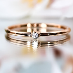 アクセサリー Creema Nuna  aurora ring K10YG×silver925✶aurora ring オーロラリング 指輪・リング