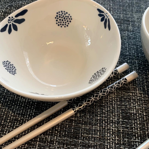 飾り皿４枚セット 鍋用とり皿4セット レトロ 昭和感 とり皿 お椀・ボウル・鉢
