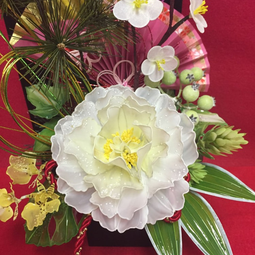 金木犀☆秋の花☆ディップフラワー☆アメリカンフラワー アート