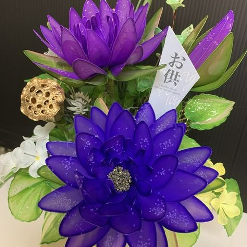 仏花【睡蓮】（アメリカンフラワー） アートフラワー kobo-toki 通販