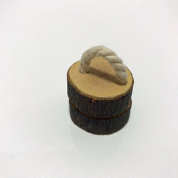 ブランコ＆おもちゃの固定フック（国産自然木） 3枚目の画像