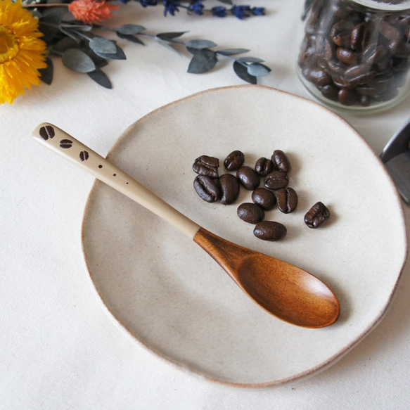 漆茶匙“咖啡豆” 第1張的照片