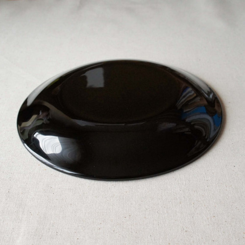 漆塗り皿 楽天市場】蒔絵 MAKIE グラデーション 墨桜 フラットプレート S M L 桜