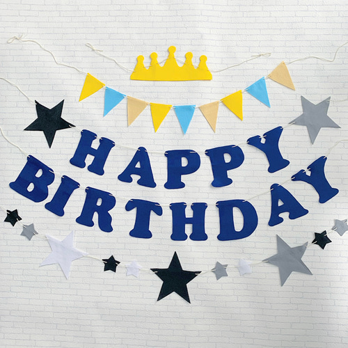 M様 バースデーガーランド ガーランド HAPPY BIRTHDAY 誕生日 バースデー 飾り付け
