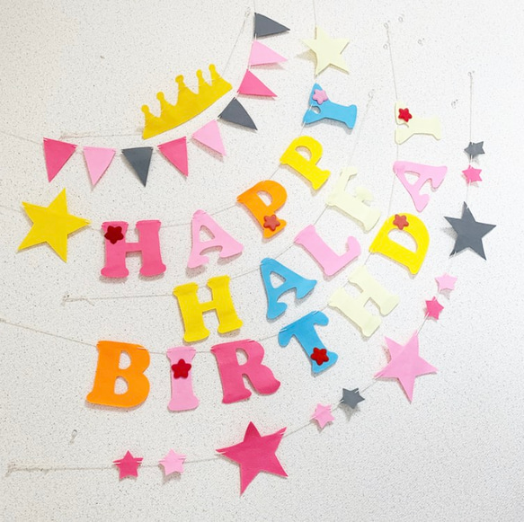 まo様✶⋆確認専用ページ バースデーガーランド ハーフバースデーガーランド バースデーガーランド お誕生日 飾り ハーフ 雑貨・その他 うい