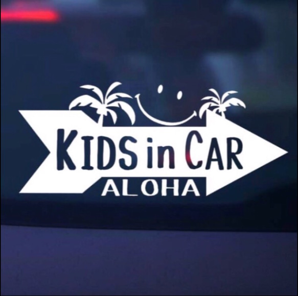 キッズインカー/KIDS IN CAR アロハ 1枚目の画像