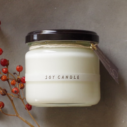 soy candle 【無香料】 1枚目の画像