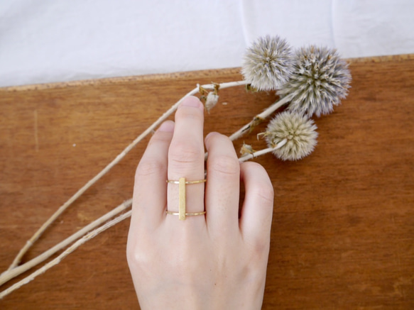 角棒　リング 3枚目の画像