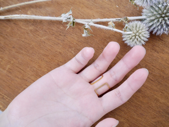 角棒　リング 4枚目の画像