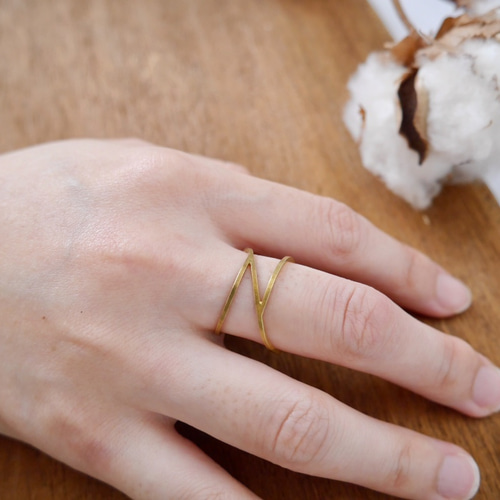 8の字リング（大） 指輪・リング plant pot. 通販 10390355｜Creema