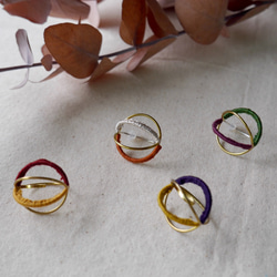 立体◯（片耳）　　※カラーオーダーできます 1枚目の画像