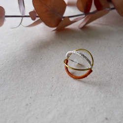 立体◯（片耳）　　※カラーオーダーできます 2枚目の画像