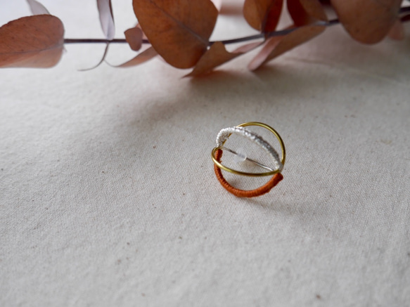 立体◯（片耳）　　※カラーオーダーできます 2枚目の画像