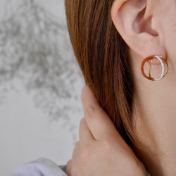 立体◯（片耳）　　※カラーオーダーできます 3枚目の画像