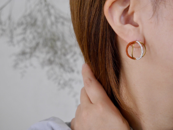 立体◯（片耳）　　※カラーオーダーできます 3枚目の画像