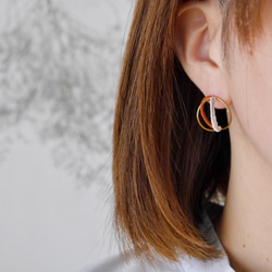 立体◯（片耳）　　※カラーオーダーできます 4枚目の画像