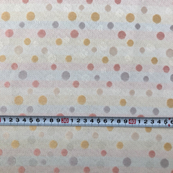 ジャガード織物生地　水玉模様のカーテン　ローズ 4枚目の画像