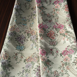 A2014　ＢＬ　花とリボン篭のゴブラン織物 4枚目の画像