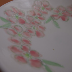 手描き　ふわり桜皿(11)  16．3cm 2枚目の画像