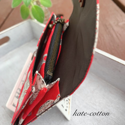 ■受注製作❣️軽いミニ財布⭐︎おしゃれなネコ柄・ねこ・猫 5枚目の画像