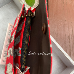 ■受注製作❣️軽いミニ財布⭐︎おしゃれなネコ柄・ねこ・猫 6枚目の画像
