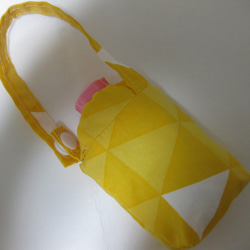 消毒液ホルダー（手ピカジェル60ml）鱗文様　バッグに掛けられ気軽にお洗濯できます！ 3枚目の画像