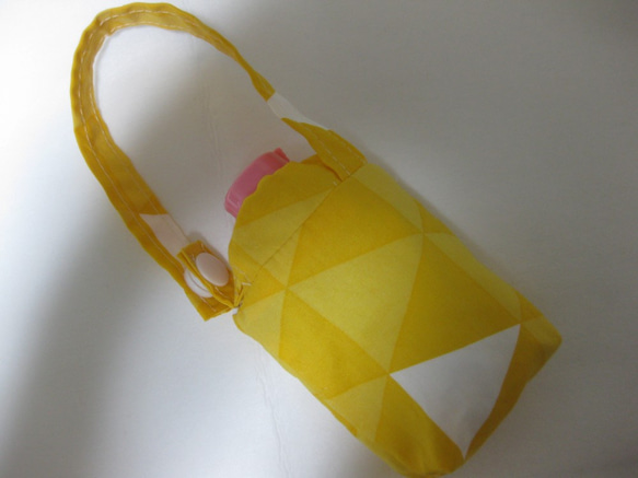 消毒液ホルダー（手ピカジェル60ml）鱗文様　バッグに掛けられ気軽にお洗濯できます！ 3枚目の画像