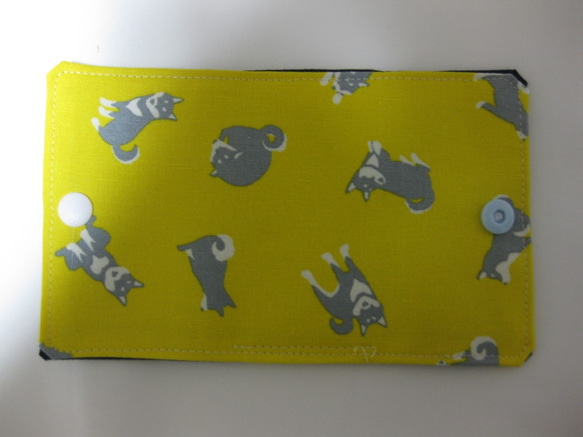 柴犬さん　4連キーケース　便利なカードケース付き　スマートキー対応　 4枚目の画像