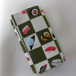 お寿司がいっぱい！　4連キーケース　便利なカードケース付き　スマートキー対応　 1枚目の画像