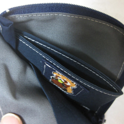 通勤・通学に便利なパスポーチ　定期入れ　ミニ財布　レッサーパンダ 5枚目の画像