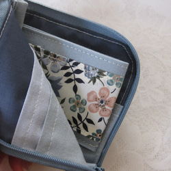 リバティ（エデナム）ハーフウォレット　L字ファスナー財布　コンパクト　サブのお財布に 2枚目の画像