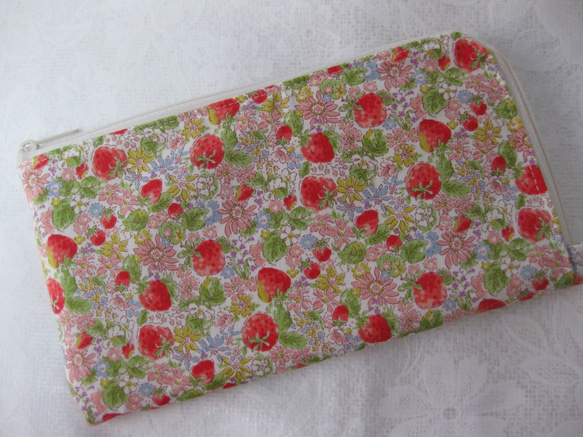 いちご様専用◎Handmade L字型ファスナーポーチ❣️◎