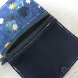 パスケース付きお手軽ミニ財布　ニーナ・タフティ（星） 5枚目の画像