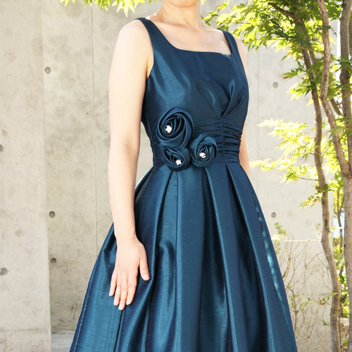 服創屋　ステージドレス　ブラック ブラック【ドレスワールド服創屋】