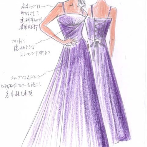 演奏会・発表会に / シンプルなのに印象的な存在感ドレスは声楽