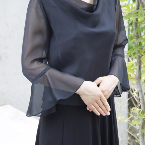 新品 deres デレス COTTON DRAPE blouse HOPE