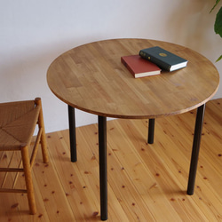 ryumama　ラウンドテーブル　トリアン 丸いダイニングテーブル 100 ラウンドテーブル ダイニングテーブル