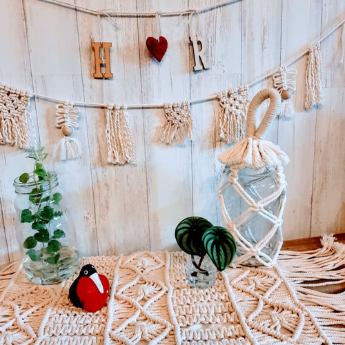 マクラメガーランド ウェルカムボード Oriori 通販｜Creema(クリーマ  