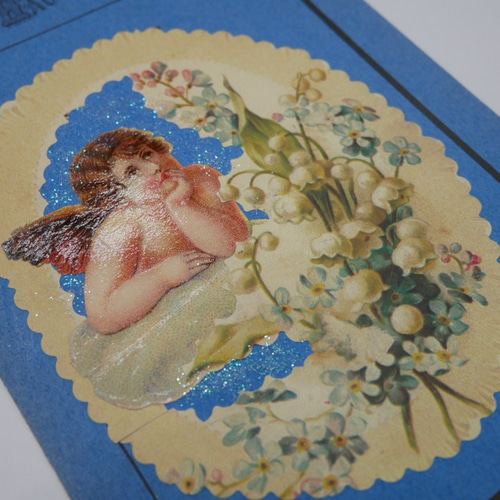 フランスクロモスアレンジシート（すずらんと天使） その他素材 cherir  