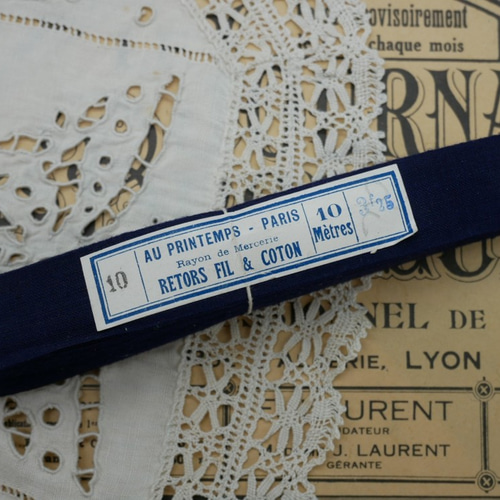 フランスアンティーク コミュニオンのシルクリボン リボン
