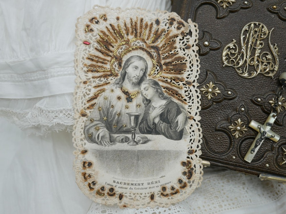 フランスアンティークHoly Card・カニヴェG その他素材 cherir 通販