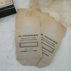 フランスアンティーク小さな薬封筒 1枚目の画像